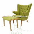 Modern Design Replica Hans J. Wegner Papa Bear Chair Lounge Chaise Chair
